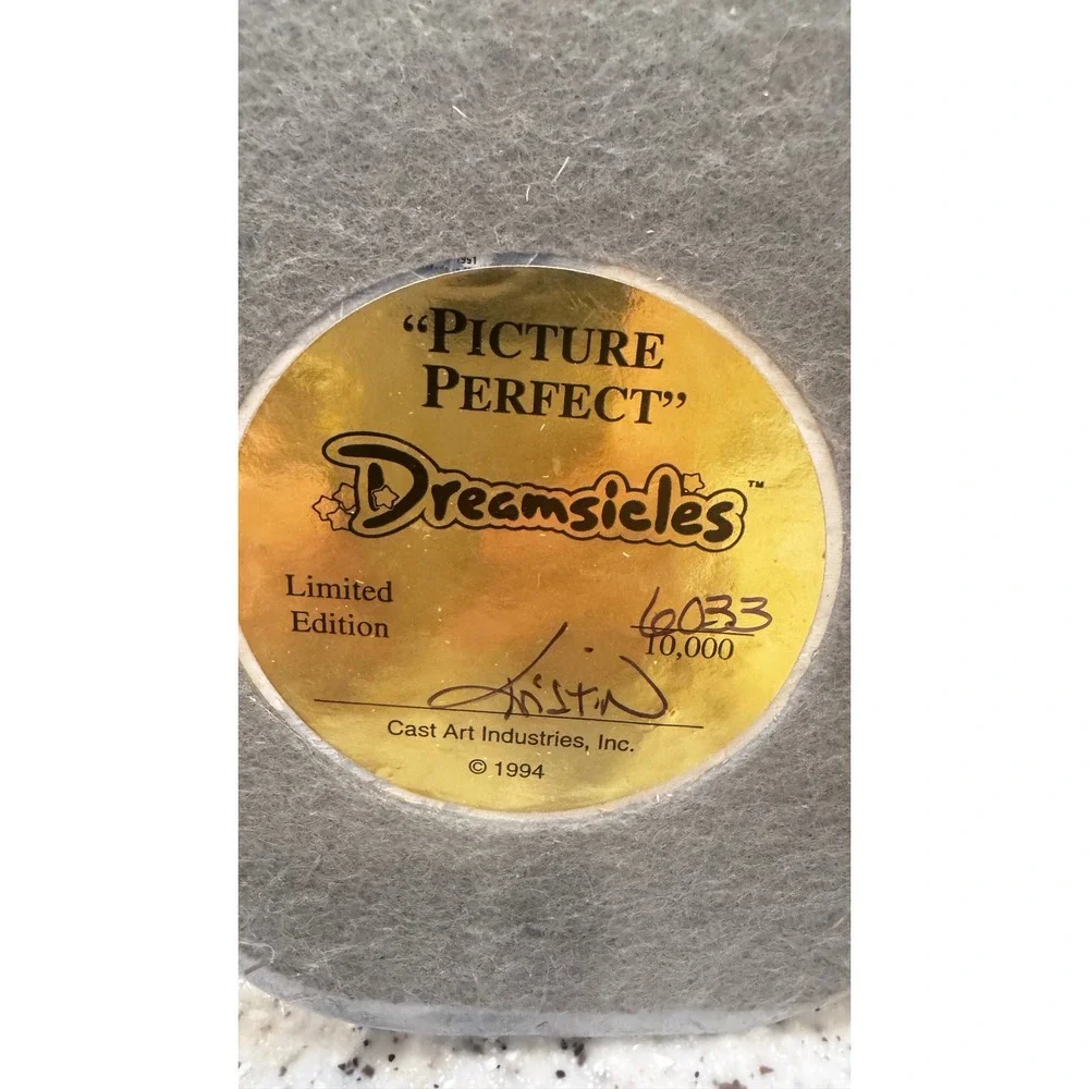 Dreamsicles Picture Perfect Limited Edition Cherub Bunny‎ Cast Art Kristin 1994